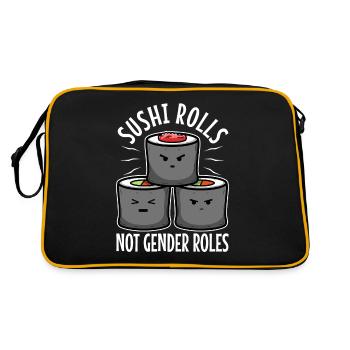 Rouleaux de sushi pas les rôles de genre - Sac Retro - noir/or - Dos