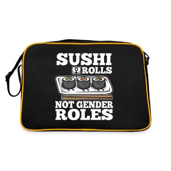Rouleaux de sushi pas les rôles de genre - Sac Retro - noir/or - Dos