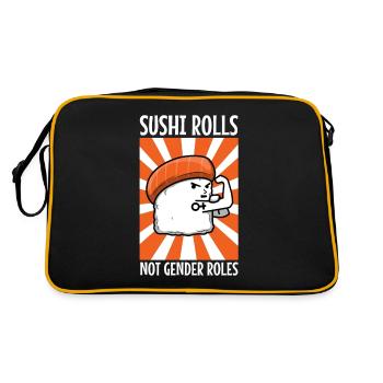Rouleaux de sushi pas les rôles de genre - Sac Retro - noir/or - Dos