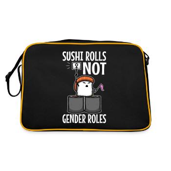 Rouleaux de sushi pas les rôles de genre - Sac Retro - noir/or - Dos