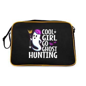 Cool girls go ghost hunting - Retro Bag - black/gold - Back