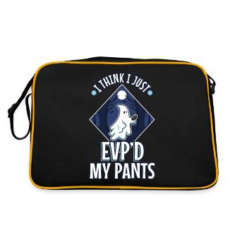 Je pense que je viens de faire un vice-président exécutif de mon pantalon - Sac Retro - noir/or - Dos
