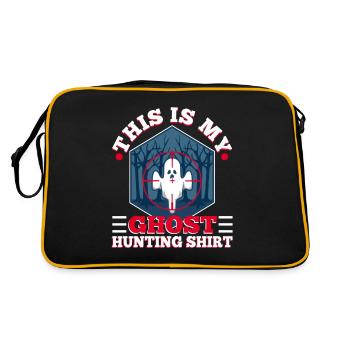 C’est ma chemise de chasse aux fantômes - Sac Retro - noir/or - Dos