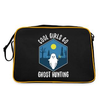 Cool girls go ghost hunting - Retro Bag - black/gold - Back