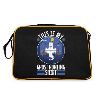 C’est ma chemise de chasse aux fantômes - Sac Retro - noir/or - Dos