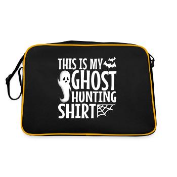 C’est ma chemise de chasse aux fantômes - Sac Retro - noir/or - Dos