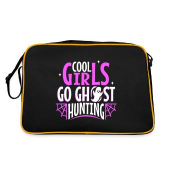 Cool girls go ghost hunting - Retro Bag - black/gold - Back