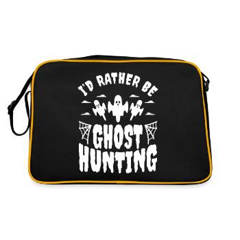 I'd Rather Be Ghost Hunting - Retro Bag - black/gold - Back