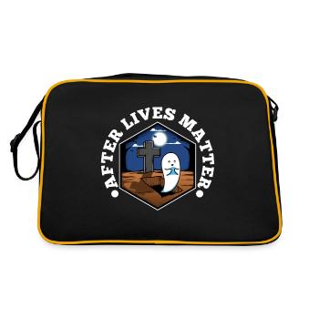 After Lives Matter - Retro Bag - black/gold - Back