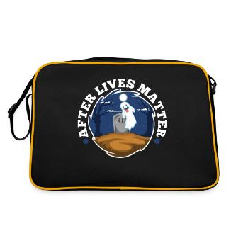After Lives Matter - Retro Bag - black/gold - Back
