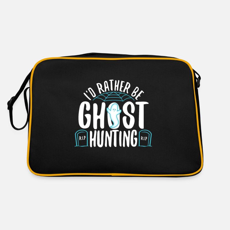 I'd Rather Be Ghost Hunting Retro Tasche