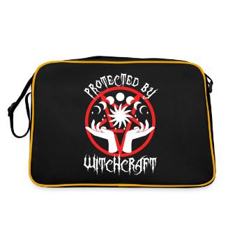 Protégé par la sorcellerie - Sac Retro - noir/or - Dos