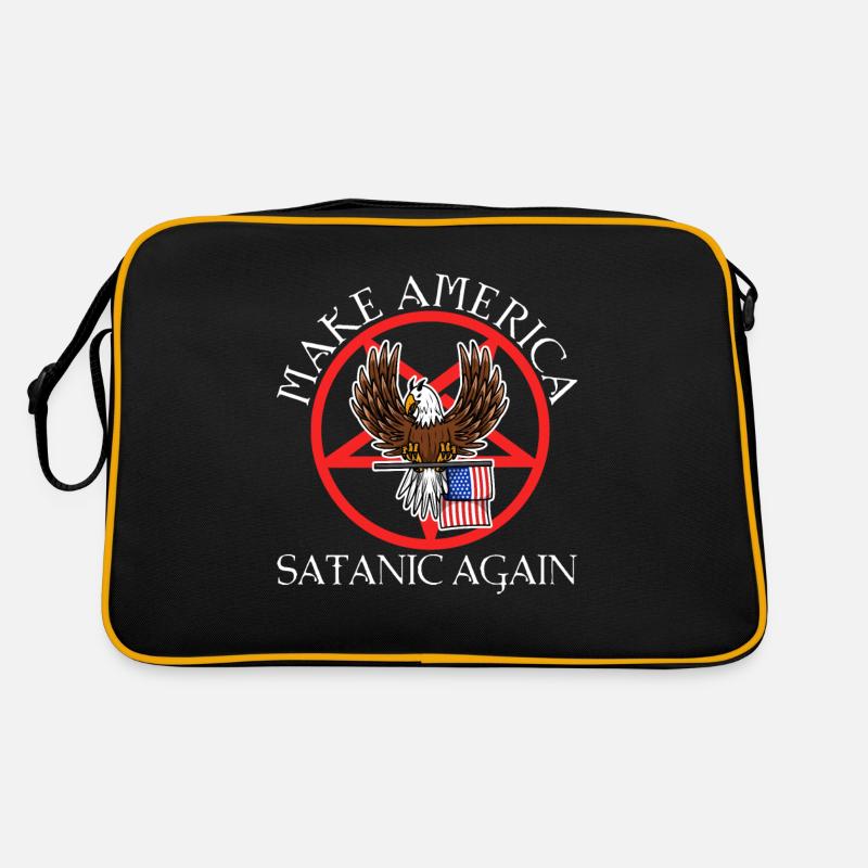 Make America Satanic Again Retro Tasche