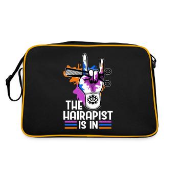 Le Hairapist est dans - Sac Retro - noir/or - Dos