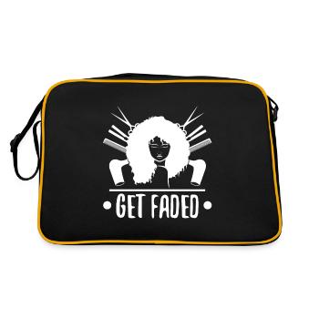 Obtenez Faded Baber - Sac Retro - noir/or - Dos