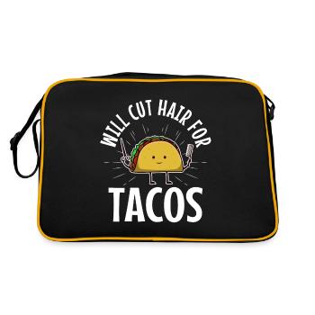 Coupera les cheveux pour les tacos - Sac Retro - noir/or - Dos
