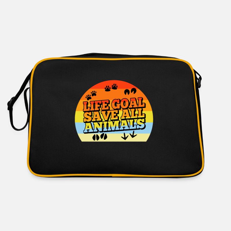 Life goal save all animals Retro Bag