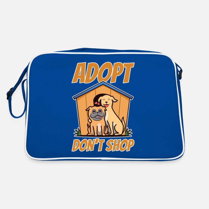 Adopt don't shop Retro Tasche