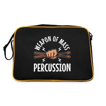 Armes de percussion de masse - Sac Retro - noir/or - Dos