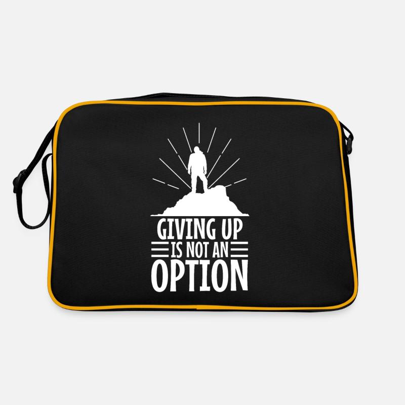 Abandonner n’est pas une option Sac Retro