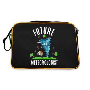 Futur météorologue - Sac Retro - noir/or - Dos