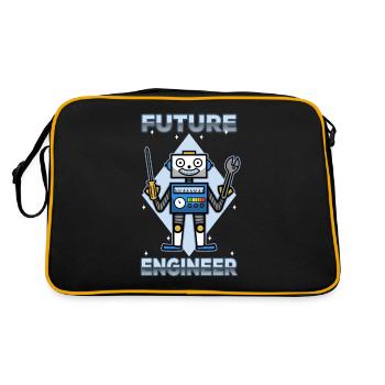 Future Engineer - Retro Bag - black/gold - Back