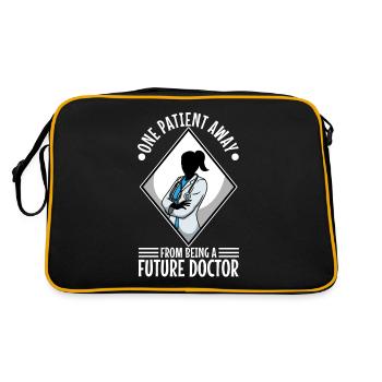 Un patient loin d’être un futur médecin - Sac Retro - noir/or - Dos