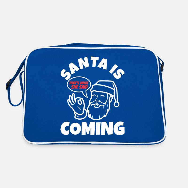 Le Père Noël arrive, c’est ce qu’elle a dit Sac Retro