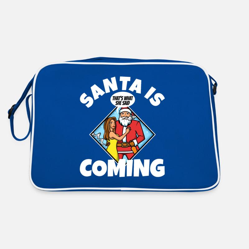 Le Père Noël arrive, c’est ce qu’elle a dit Sac Retro