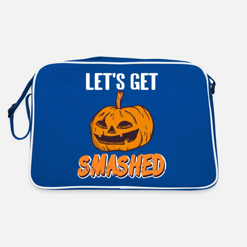 Halloween Kürbis - Lets get Smashed Retro Tasche