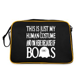 Geist - This is my Human Costume - Retro Bag - black/gold - Back