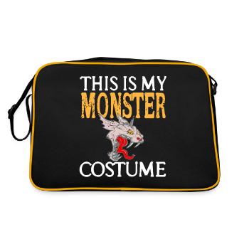 Monster - This is my Monster Costume - Retro Bag - black/gold - Back
