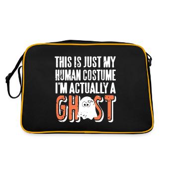 Geist - This is my Human Costume - Retro Bag - black/gold - Back