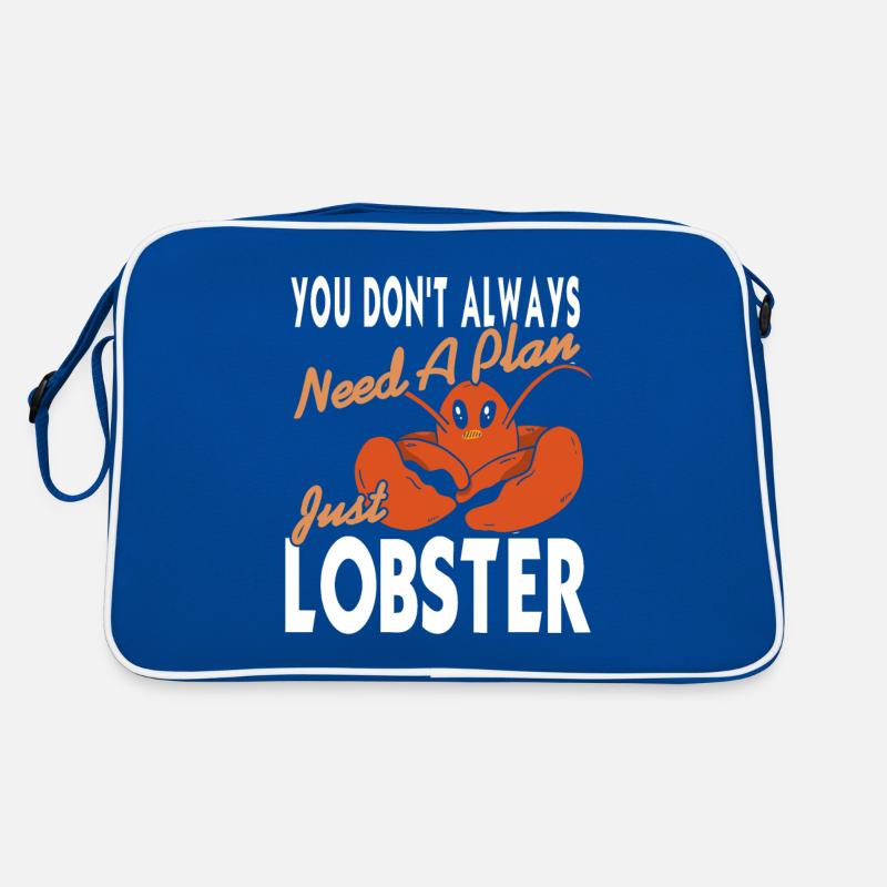 Always need a plan just lobster Retro Tasche