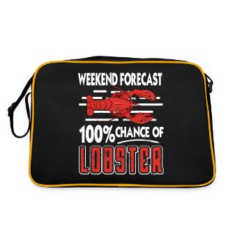 Prévisions de fin de semaine 100% de chances de Lobstar - Sac Retro - noir/or - Dos