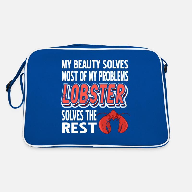 Most of my problems lobster Retro Tasche