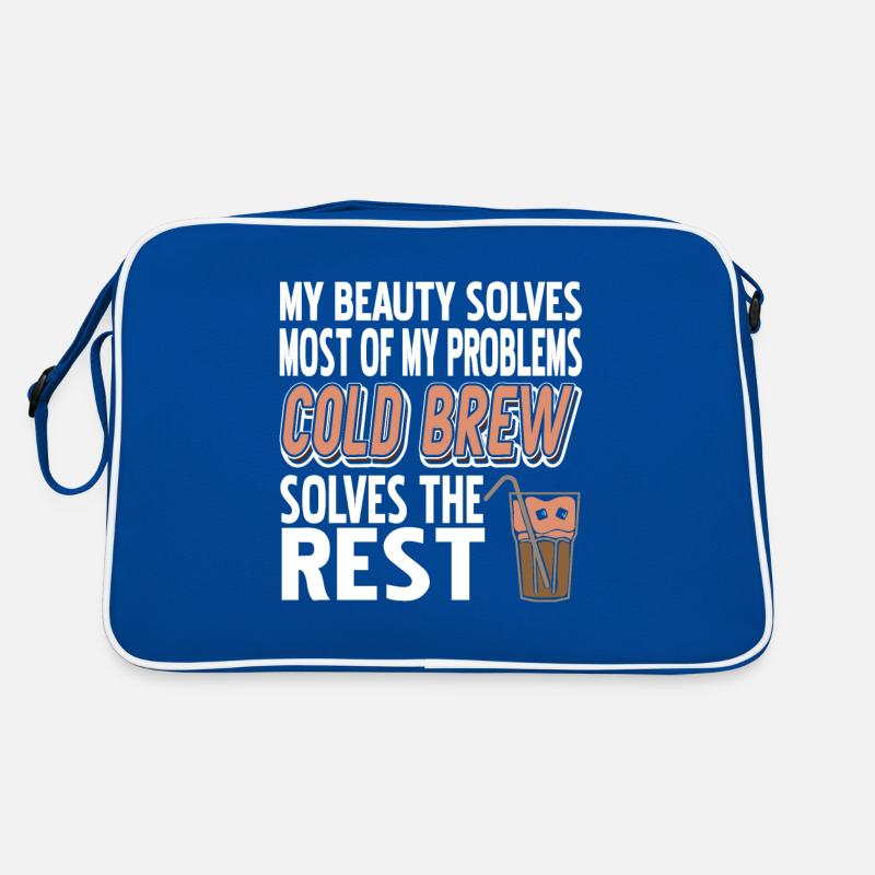 Cold brew solves the rest Retro Tasche
