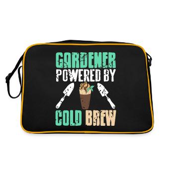 Jardinier propulsé par Cold Brew - Sac Retro - noir/or - Dos