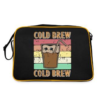 Iced Coffee - Cold Brew - Retro Bag - black/gold - Back