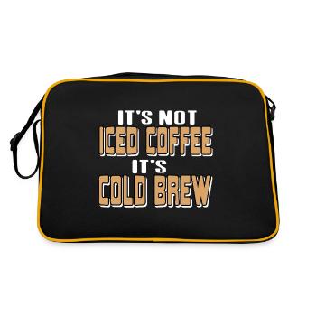 Ce n’est pas du café glace son infusion froide - Sac Retro - noir/or - Dos