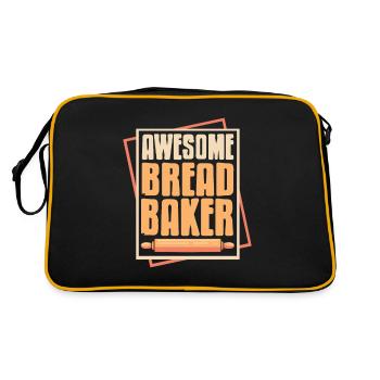 Awesome bread baker - Retro Bag - black/gold - Back