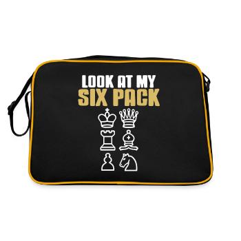 Regardez mon pack de six - Sac Retro - noir/or - Dos