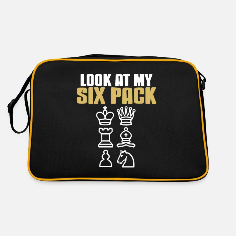Look at my six pack Retro Tasche