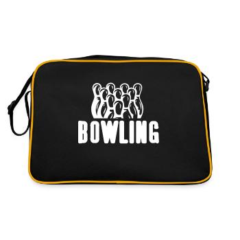 Bowling - Sac Retro - noir/or - Dos
