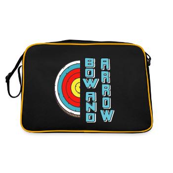 Arc et flèche - Sac Retro - noir/or - Dos