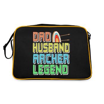 Papa Mari Archer Légende - Sac Retro - noir/or - Dos