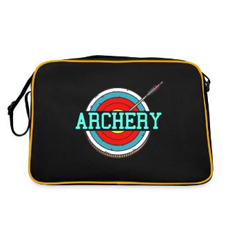 Tir à l’arc Sagittaire - Sac Retro - noir/or - Dos