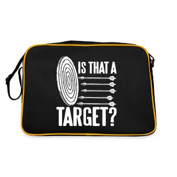 Archer - Is that a Target? - Retro Bag - black/gold - Back