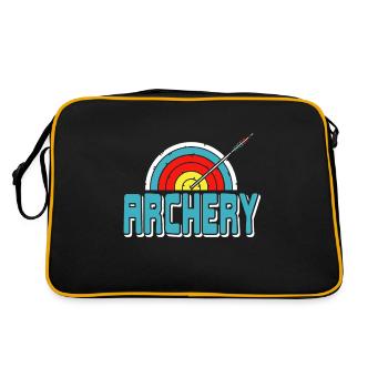 Tir à l’arc avec flèche et cible - Sac Retro - noir/or - Dos