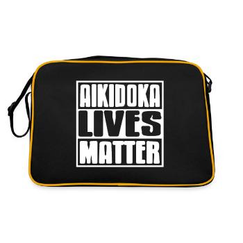 Aikidoka Lives Matter - Sac Retro - noir/or - Dos